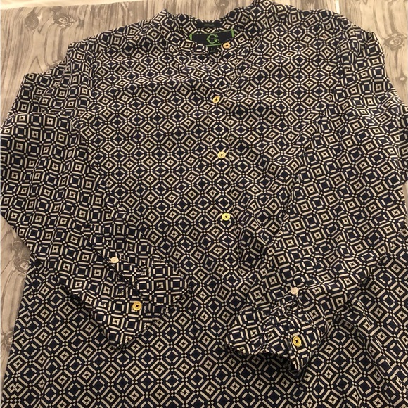 C. Wonder Tops - C. Wonder Silk Popover Top Large